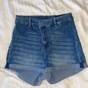 H&M High-waisted Jean Shorts